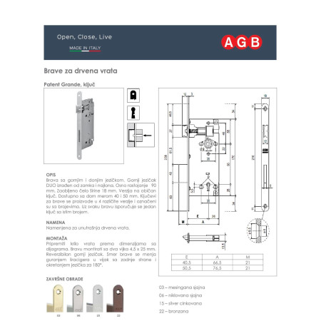 Patent Grande - Ključ