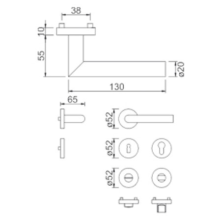 Kvaka Sa Rozetom DG 61L.