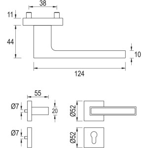Kvaka Sa Rozetom DG 81L UV