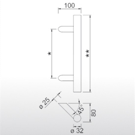 TG 10.ER.GS 45° Ukošeni Spojni